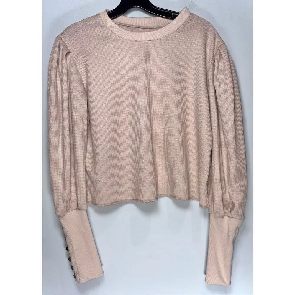 Tan crop top size small